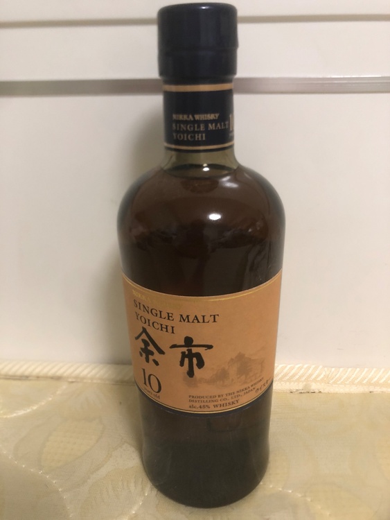 余市10年（お酒）の商品画像 - 査定依頼日：2025年12月20日 - 最高査定価格：18,000円