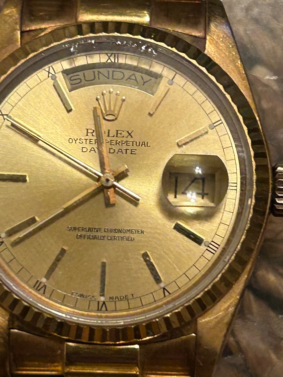 ロレックス デイデイト 1803（高級時計）の商品画像 - 査定依頼日：2026年3月1日 - 最高査定価格：3,150,000円