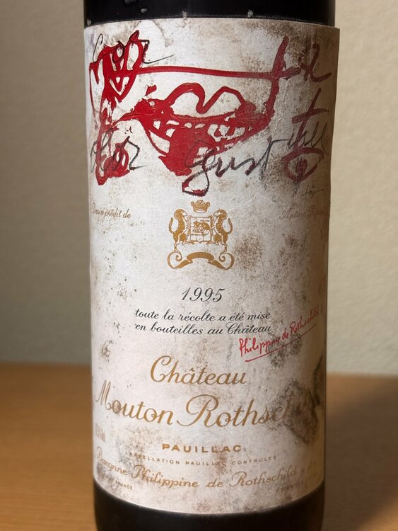 シャトー・ムートン・ロートシルト 1995 375ml（お酒）の商品画像 - 査定依頼日：2026年9月23日 - 最高査定価格：22,000円