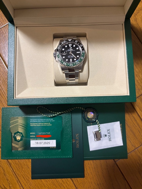 GMTマスター2レフティ（高級時計）の商品画像 - 査定依頼日：2025年7月19日 - 最高査定価格：2,600,000円