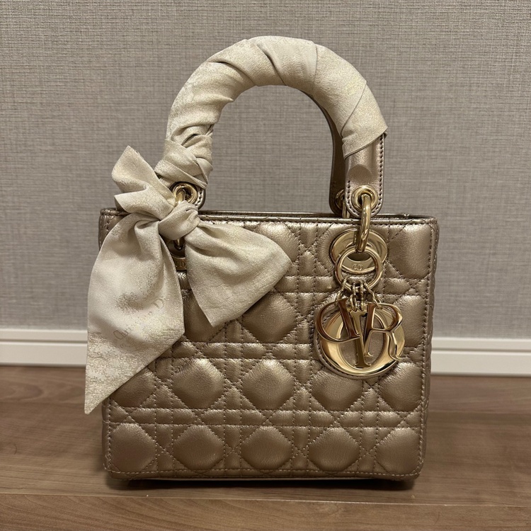 レディーディオール　ゴールド（ブランドバッグ）の商品画像 - 査定依頼日：2026年4月14日 - 最高査定価格：250,000円