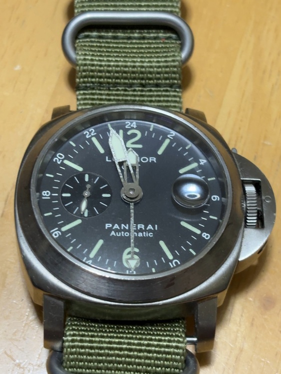 パネライ ルミノール GMT OP 655（高級時計）の商品画像 - 査定依頼日：2025年7月10日 - 最高査定価格：480,000円