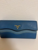 PRADA 長財布　ブルー（ブランド財布・小物）の商品画像 - 査定依頼日：2026年7月20日 - 最高査定価格：100,000円