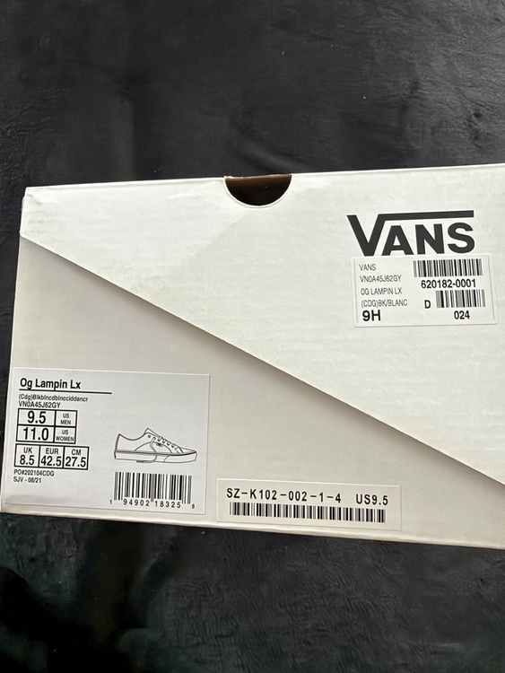 CDG×Vans/コムデギャルソン×バンズ Og Lampin Lx（古着・ファッション）の商品画像 - 査定依頼日：2026年9月24日 - 最高査定価格：8,000円