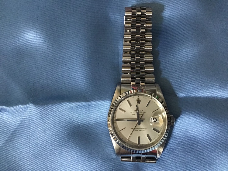 デイトジャスト　ホワイトゴールド　バーインデックス（高級時計）の商品画像 - 査定依頼日：2025年6月24日 - 最高査定価格：850,000円