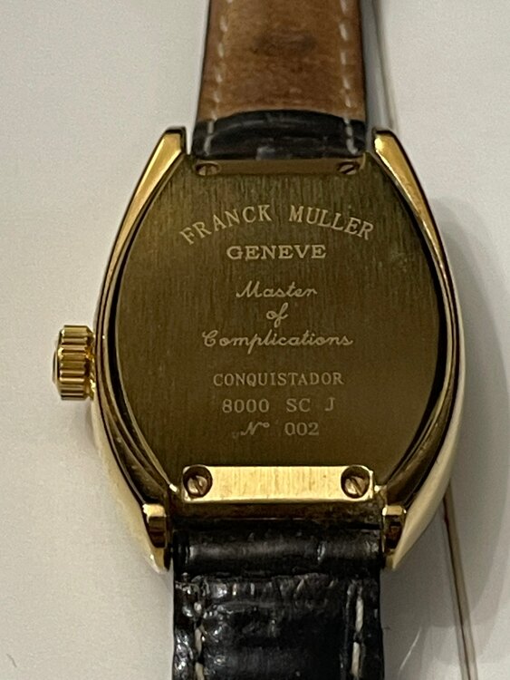 フランクミュラー コンキスタドール （高級時計）の商品画像 - 査定依頼日：2025年5月4日 - 最高査定価格：550,000円