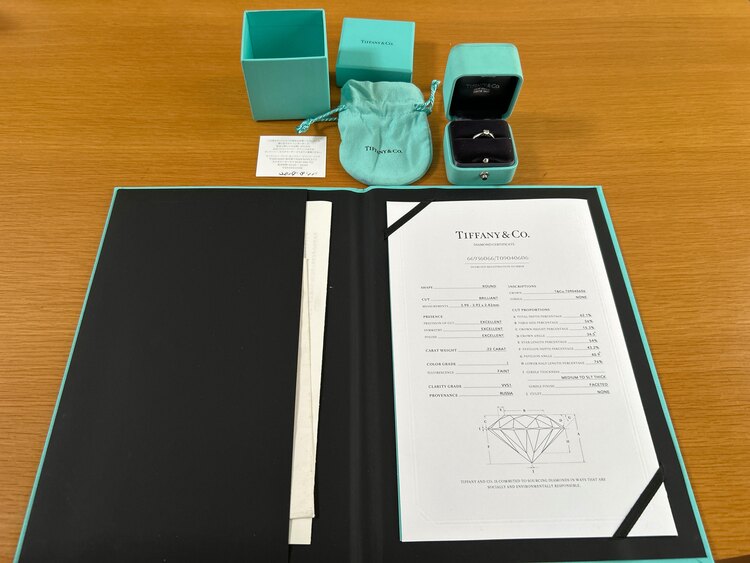 ティファニー　リング（宝石）の商品画像 - 査定依頼日：2025年3月2日 - 最高査定価格：60,000円