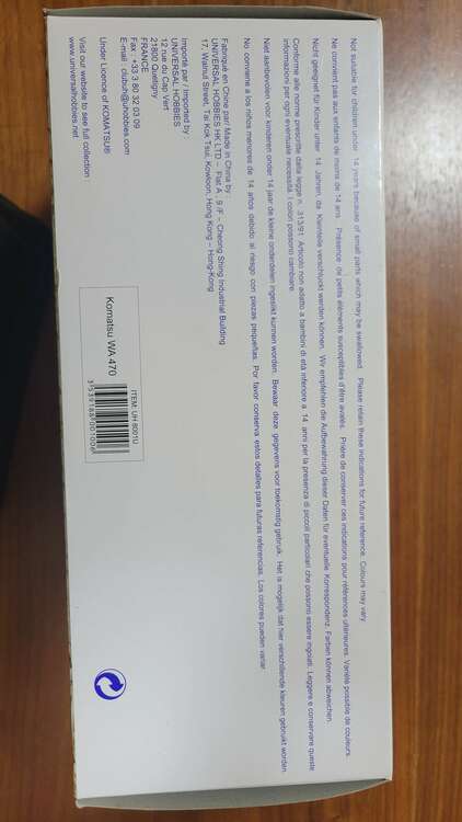 Komatsu WA470（その他のおもちゃ）の商品画像 - 査定依頼日：2025年6月2日 - 最高査定価格：4,000円