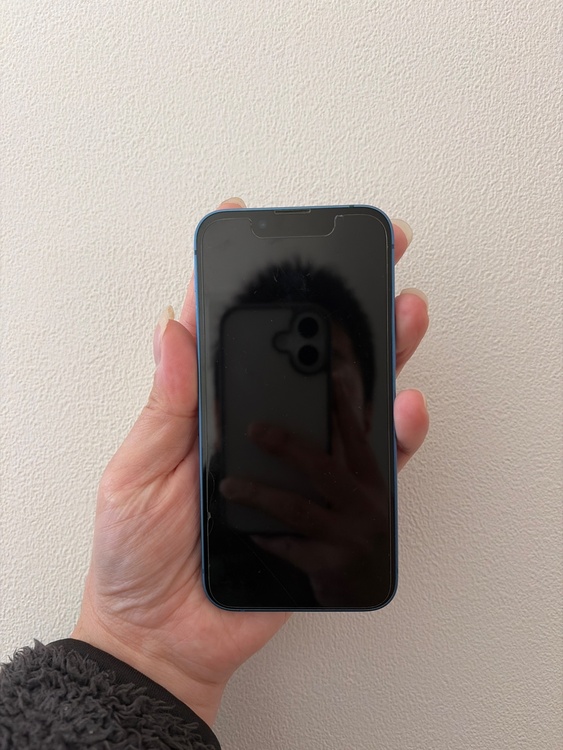 iPhone13 miniブルー（スマホ）の商品画像 - 査定依頼日：2026年3月9日 - 最高査定価格：100,000円