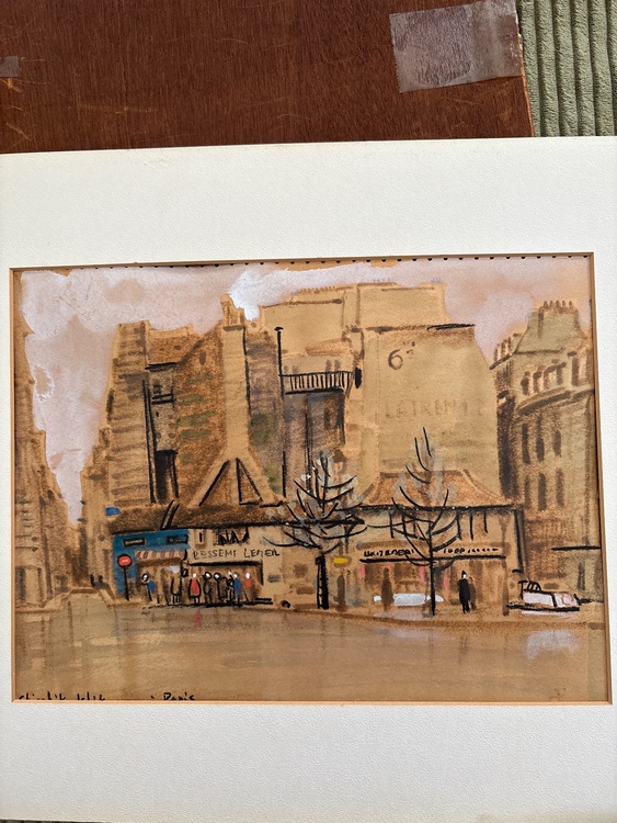 古い建物(パリ)（美術品・骨董品）の商品画像 - 査定依頼日：2026年9月13日 - 最高査定価格：1,000円