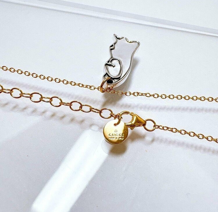 グッチゴーストシルバー18金ネックレス（金・貴金属）の商品画像 - 査定依頼日：2026年2月10日 - 最高査定価格：35,000円