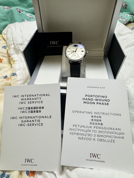 ポートフィノ ハンドワインド8デイズ　ムーンフェイズ（高級時計）の商品画像 - 査定依頼日：2026年2月7日 - 最高査定価格：1,000,000円