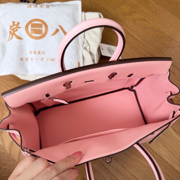 HERMÈS バーキン25 ローズサクラ（3Q） シルバー金具（ブランドバッグ）の商品画像 - 査定依頼日：2026年9月21日 - 最高査定価格：2,500,000円
