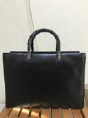 バンブースクエアレザーバッグ