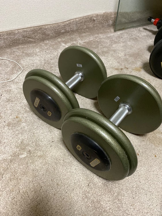 ivankoSDPセットダンベルペイント40ポンドペア（その他のスポーツ用品）の商品画像 - 査定依頼日：2025年12月8日 - 最高査定価格：1,000円