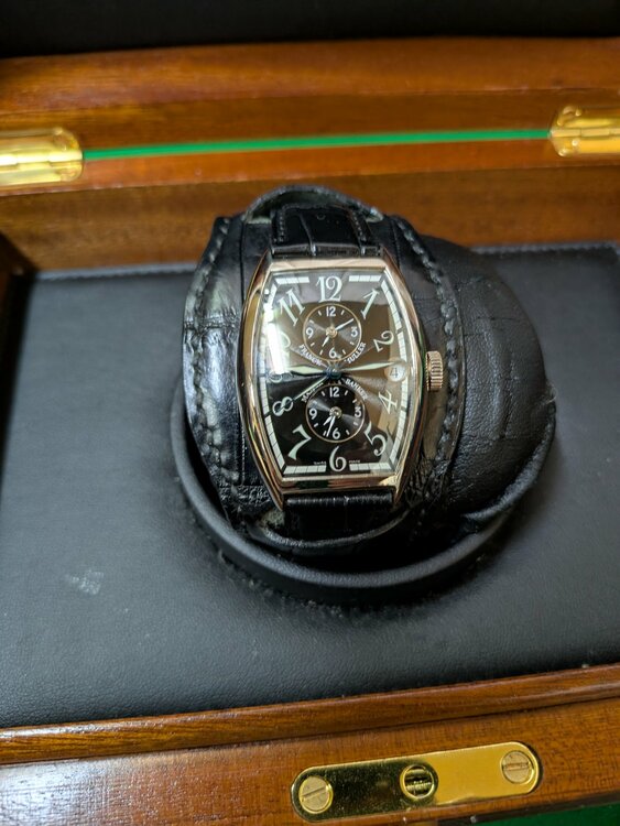 フランクミュラー その他 5850 Master bankfr 18k og no467（高級時計）の商品画像 - 査定依頼日：2026年3月4日 - 最高査定価格：1,280,000円