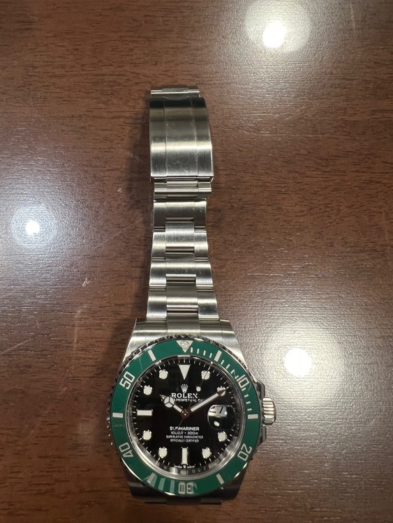 グリーンサブマリーナ（高級時計）の商品画像 - 査定依頼日：2025年8月27日 - 最高査定価格：2,200,000円