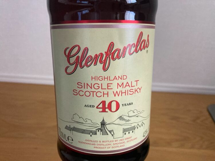 グレンファークラス40年（お酒）の商品画像 - 査定依頼日：2025年9月25日 - 最高査定価格：110,000円