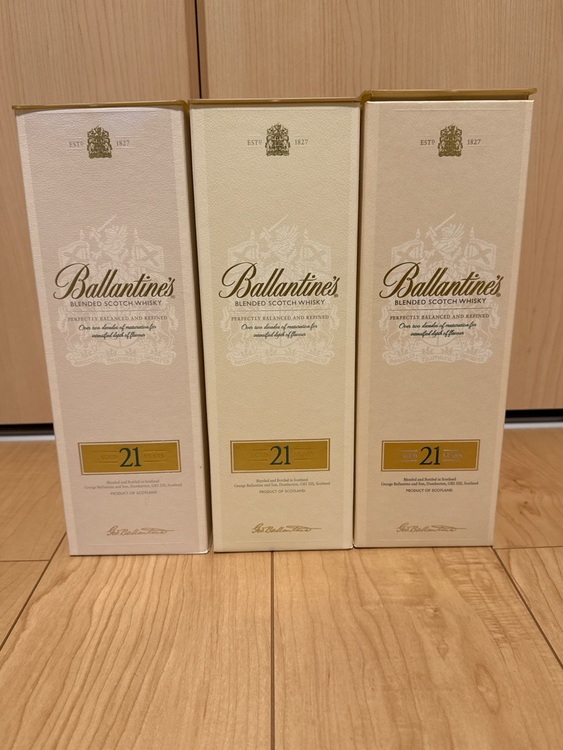 Ballantines AGED21 YEARS（お酒）の商品画像 - 査定依頼日：2025年11月4日 - 最高査定価格：19,500円