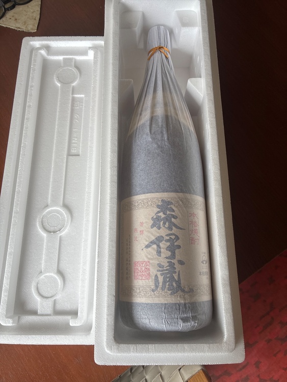 焼酎 森伊蔵（お酒）の商品画像 - 査定依頼日：2026年8月22日 - 最高査定価格：12,000円