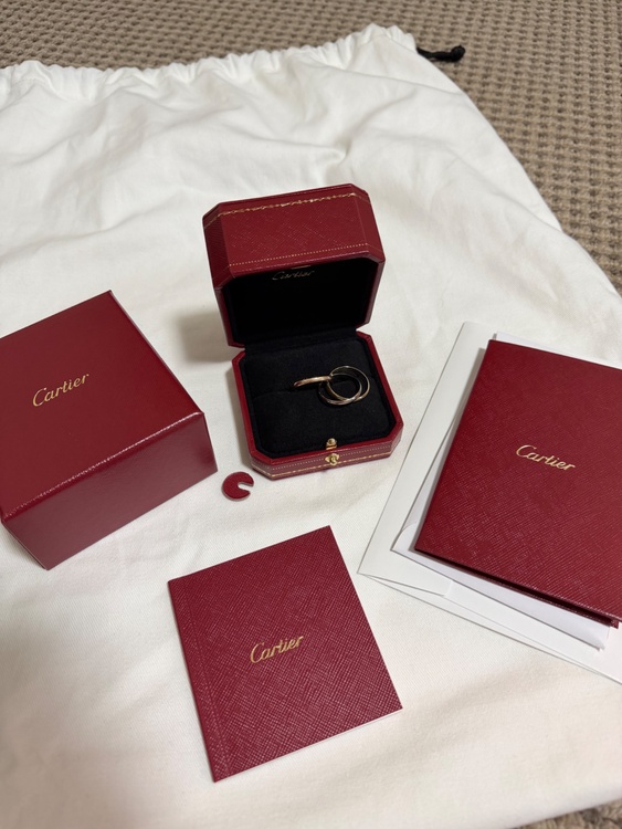 カルティエ　トリニティリングスモール（金・貴金属）の商品画像 - 査定依頼日：2026年3月27日 - 最高査定価格：200,000円