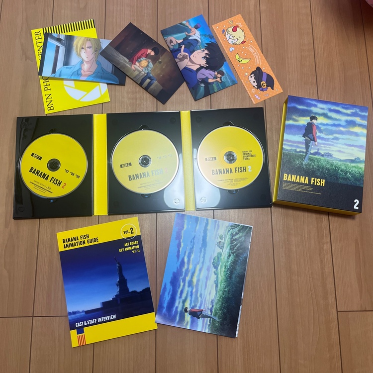 BANANA FISH Blu-ray Disc BOX 完全生産限定版 全4巻セット（CD・DVD）の商品画像 - 査定依頼日：2026年10月26日 - 最高査定価格：11,000円