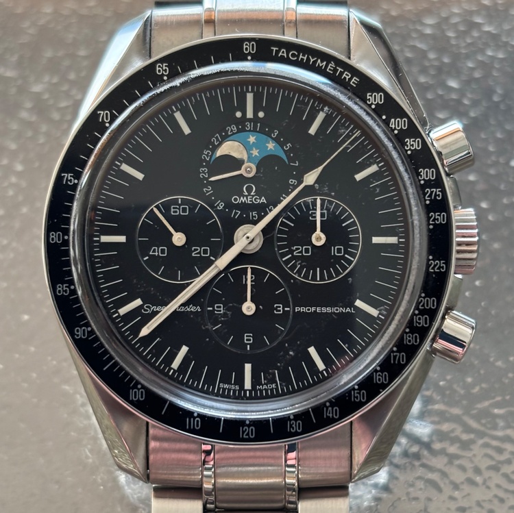 スピードマスター　プロフェッショナル　3576.50 ムーンフェイズ（高級時計）の商品画像 - 査定依頼日：2026年3月4日 - 最高査定価格：780,000円