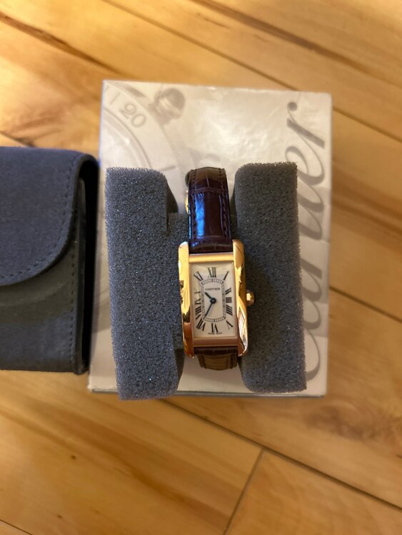 タンクアメリカン　ピンクゴールド（高級時計）の商品画像 - 査定依頼日：2025年6月1日 - 最高査定価格：660,000円