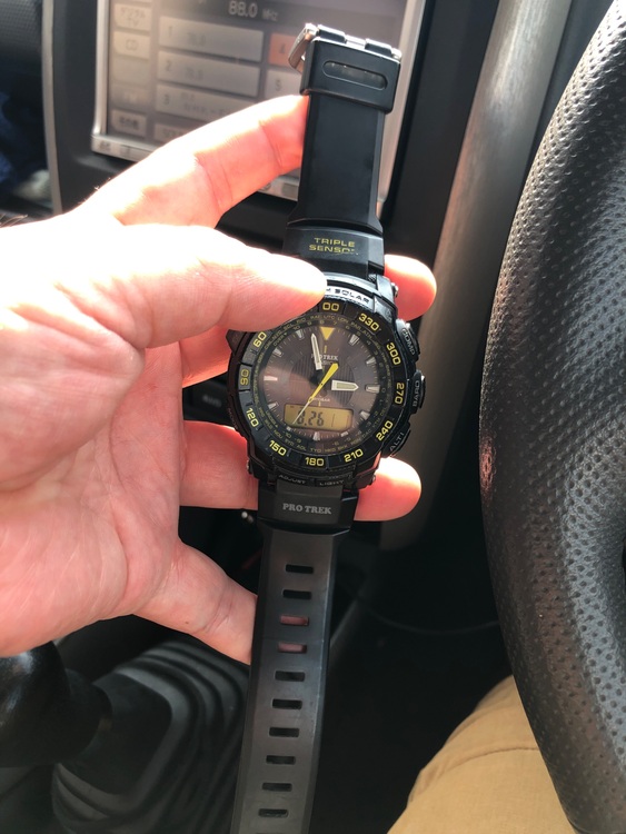 カシオプロトレック（高級時計）の商品画像 - 査定依頼日：2025年8月26日 - 最高査定価格：5,000円