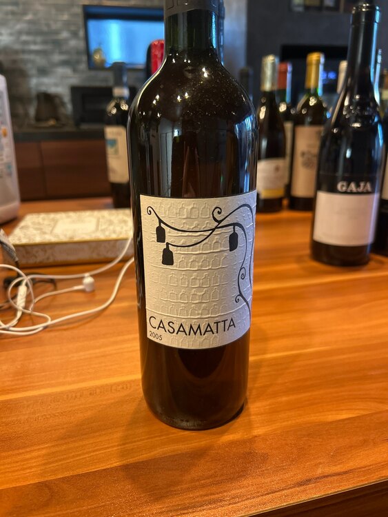 CASAMATTA2005（お酒）の商品画像 - 査定依頼日：2025年2月24日 - 最高査定価格：1,500円