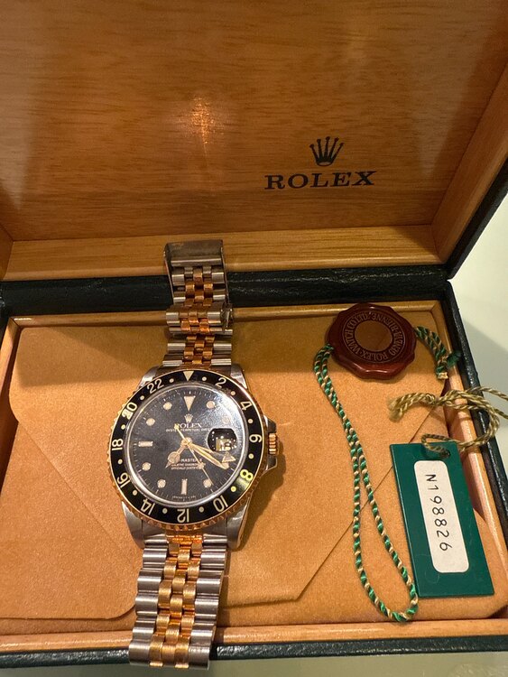 ロレックス GMTマスター 1671（高級時計）の商品画像 - 査定依頼日：2025年2月16日 - 最高査定価格：1,650,000円