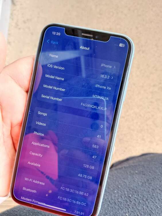 iPhoneXR 128GB SIMフリー（スマホ）の商品画像 - 査定依頼日：2025年4月2日 - 最高査定価格：16,000円
