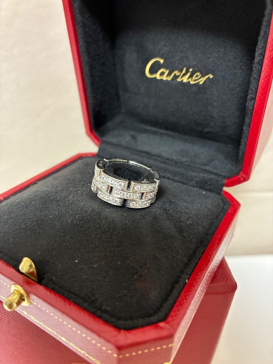 カルティエ　マイヨンパンテール　フルダイヤモンドリング（宝石）の商品画像 - 査定依頼日：2025年12月22日 - 最高査定価格：600,000円