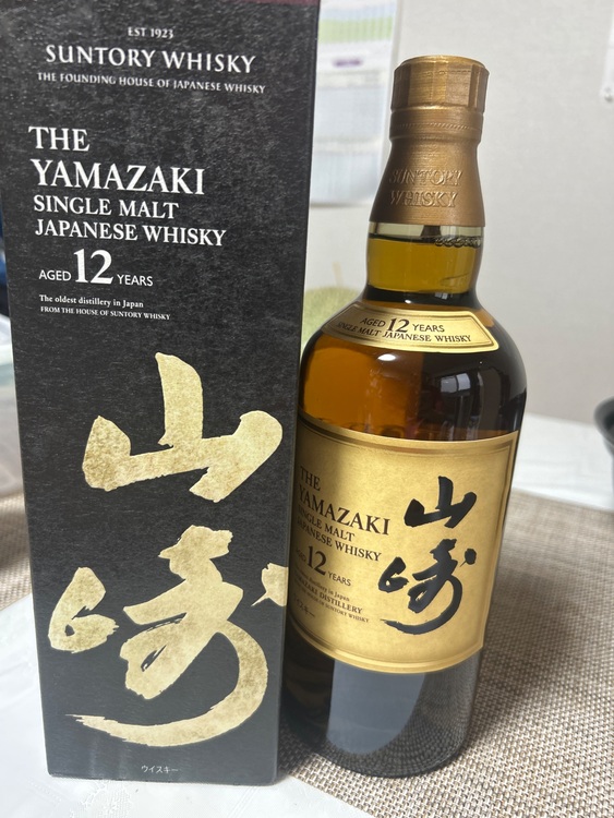 山崎１２年（お酒）の商品画像 - 査定依頼日：2025年8月11日 - 最高査定価格：19,000円
