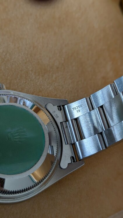 ロレックス パーペチュアルデイト 15200（高級時計）の商品画像 - 査定依頼日：2026年1月12日 - 最高査定価格：750,000円