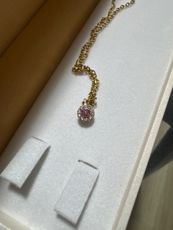 パパラチアサファイアネックレス（金・貴金属）の商品画像 - 査定依頼日：2025年9月29日 - 最高査定価格：300,000円