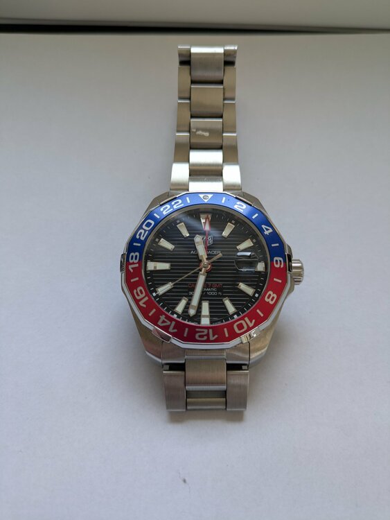 アクアレーサーキャリパー７GMT（高級時計）の商品画像 - 査定依頼日：2026年4月26日 - 最高査定価格：380,000円