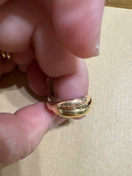 カルティエ　トリニティms（金・貴金属）の商品画像 - 査定依頼日：2025年5月3日 - 最高査定価格：88,000円