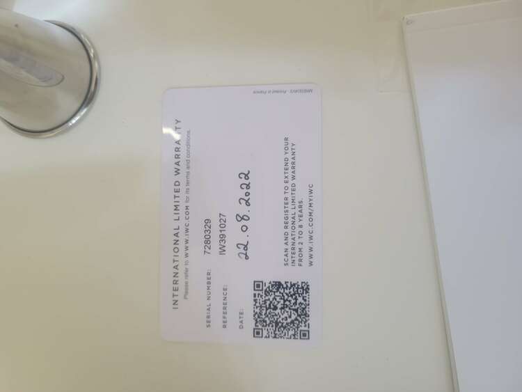 IWC ポルトフィーノ （高級時計）の商品画像 - 査定依頼日：2025年5月5日 - 最高査定価格：580,000円