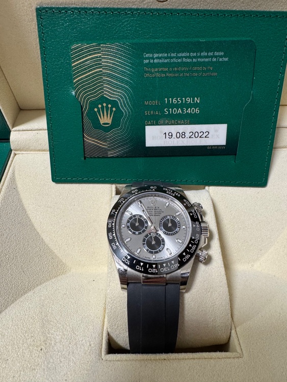 ロレックス デイトナ 116519l（高級時計）の商品画像 - 査定依頼日：2025年10月19日 - 最高査定価格：6,100,000円