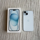 iPhone 15 128GB ブルー SIMフリー（スマホ）の商品画像 - 査定依頼日：2026年5月4日 - 最高査定価格：70,000円