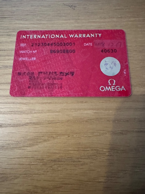 オメガ シーマスター 212.30.44.50.03.00（高級時計）の商品画像 - 査定依頼日：2025年8月27日 - 最高査定価格：500,000円