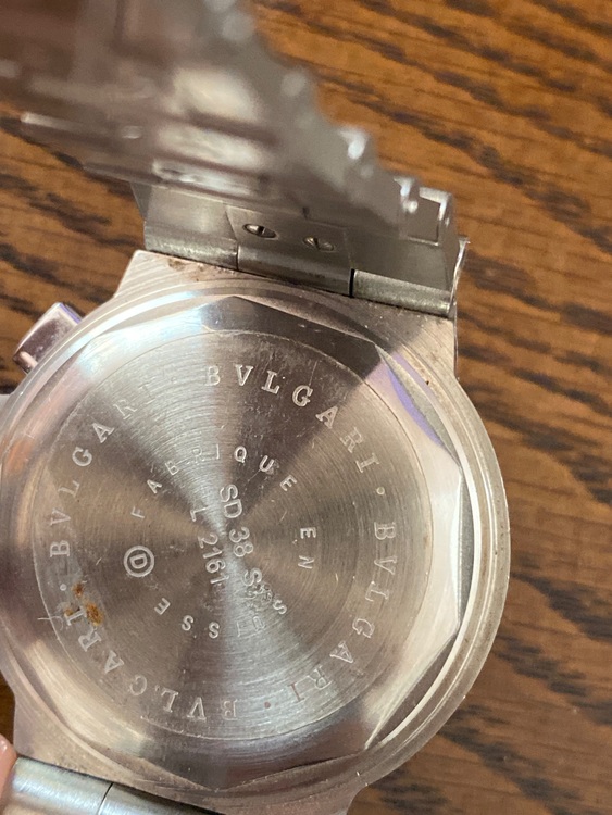 ブルガリ その他 SD38SL2161（高級時計）の商品画像 - 査定依頼日：2025年9月22日 - 最高査定価格：130,000円
