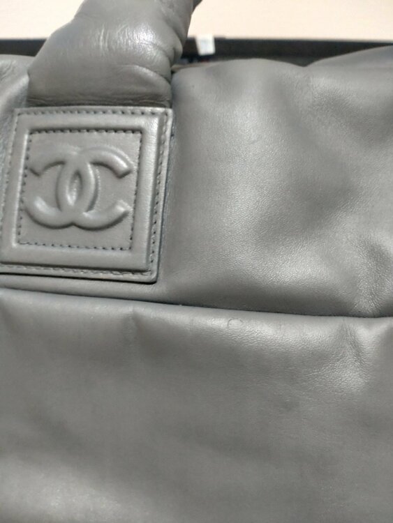 シャネル　コココクーン　オールレザー　グレー（ブランドバッグ）の商品画像 - 査定依頼日：2026年3月2日 - 最高査定価格：120,000円