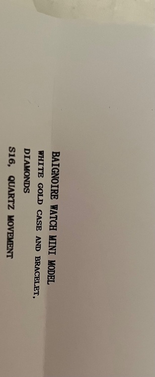 カルティエ ベニュワール （高級時計）の商品画像 - 査定依頼日：2025年7月2日 - 最高査定価格：4,000,000円