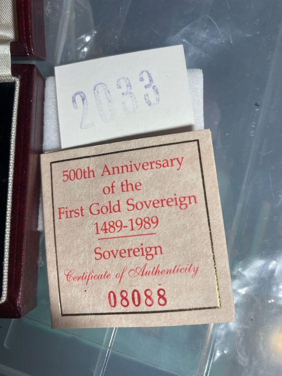 イギリス金貨500周年ロイヤルミント（金・貴金属）の商品画像 - 査定依頼日：2026年2月9日 - 最高査定価格：1,000,000円