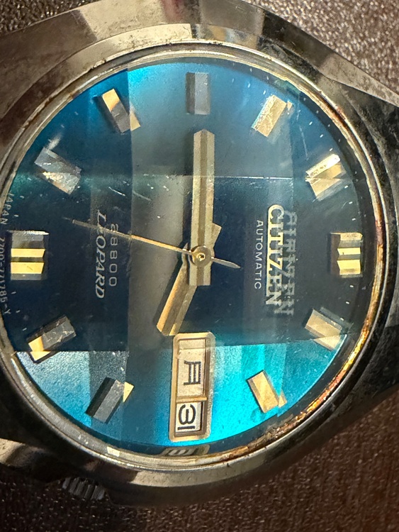 citizen leopard 28800 カットガラス（高級時計）の商品画像 - 査定依頼日：2026年10月4日 - 最高査定価格：100,000円