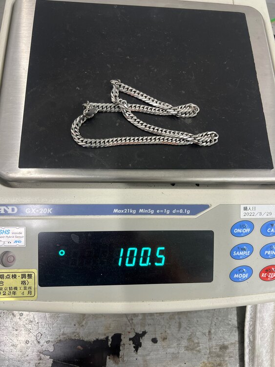 100.5g6W喜平50センチWロック（金・貴金属）の商品画像 - 査定依頼日：2024年3月19日 - 最高査定価格：410,000円
