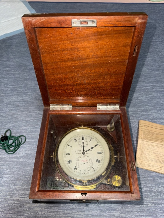 ユリス・ナルダン　マリンクロノメーター（美術品・骨董品）の商品画像 - 査定依頼日：2026年3月2日 - 最高査定価格：400,000円