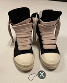 RickOwens DRKSHDW RAMONES JUMBO LACE（古着・ファッション）の商品画像 - 査定依頼日：2026年6月28日 - 最高査定価格：30,000円